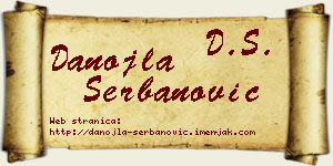 Danojla Šerbanović vizit kartica
